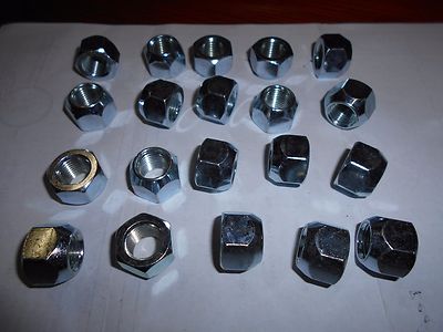Set 20 Left Right Hand Thread 7/16-20 Lug Nuts for Mopar Dodge A-Body Plymouth 