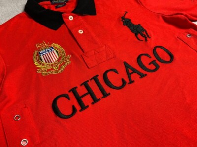 Polo Ralph Lauren Polo T-Shirt Chicago USA #3 Big Pony Luxury PRL