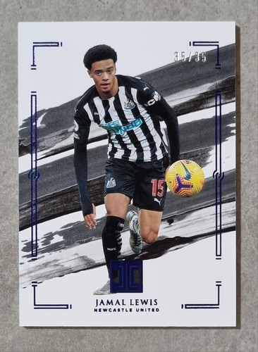 2020/21 Panini Impeccable Soccer - Jamal Lewis Base Card - Newcastle #35/35