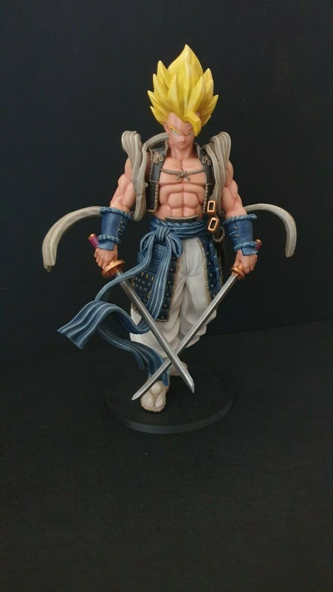 Boneco Goku Super Sayajin 2 Dragon Ball Z 20cm Resina