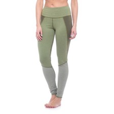 Splendid High Waist Heather Blocked Leggings Yoga Pants,  L (10-12), Inseam 27