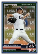 MASON BRASSFIELD ARC 2023 Stars & Stripes /50 Team Logo #4 Pre-Rookie M ID:65075