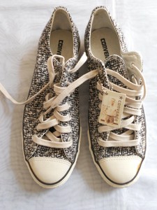 tweed converse shoes