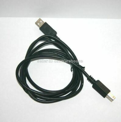 HP USB Type A Male to Type B Male Printer Scanner Cable Wire Cord Black 5 1/2 ft