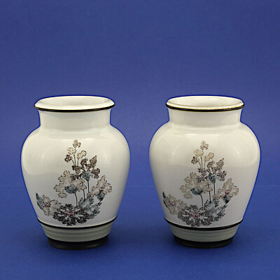 Two Vintage Denby Romance Vases High UK