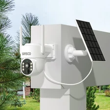 Wireless Solar CCTV Camera 4MP PTZ WiFi Audio Home Camera for Sansco CCTV System