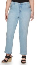 Gloria Vanderbilt Amanda Classic Fit Tapered Leg Jeans Blue Jay Wash