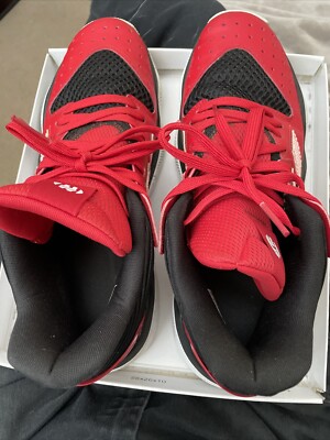 Adiddas Harden Stepback Cloud White/Core Black/Scarlet Sneaker Size 11