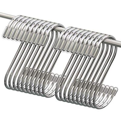 TANGDIAABBCC Qcore 20 Pack S Shaped Hanging Hooks for Pans Pots Plants