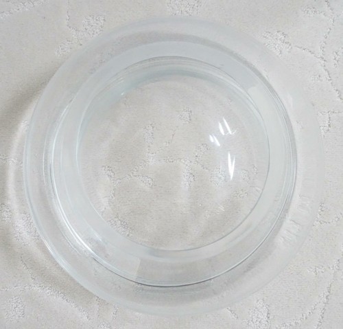 Poland Glass Concave Convex Double Wall Reversible Flower Vase Bowl Centerpiece - Picture 4 of 7