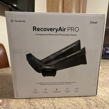 Therabody RecoveryAir PRO Black Compression Boots Bluetooth LCD 5 Programs