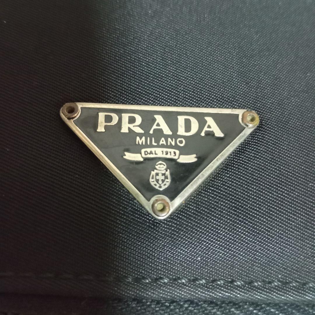 PRADA M521 Tessuto Nylon Bi fold Fabric Black from japan thumbnail 4