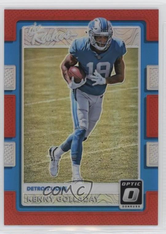 2017 Donruss Optic The Rookies Red Prizm 35/99 Kenny Golladay #26 RC 0m6i