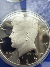 2025 S Proof Kennedy Half Dollar From US Mint Set 50 Cent Coin Clad Gem