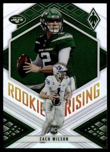 2021 Panini Phoenix Rookie Rising Zach Wilson BYU Cougars/New York Jets #RIS-2