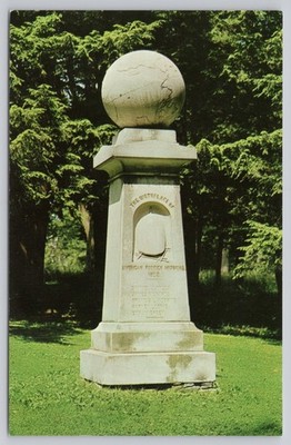 Vintage Haystack Monument Postcard Williamstown MA American Foreign Missions