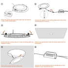 10x 18W LED Recessed Ceiling Panel Light Bulb Round Lighting Fixture Cool White — photo 5
