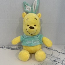 Disney Baby Easter Winnie The Pooh Plush w/bunny Ears Approximately 13  
