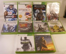 10 XBOX CASES NO DISKS ALL HAVE BOOKS