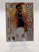 KEL'EL WARE 2024 25 PANINI NBA HOOPS ROOKIE RISE N SHINE RC JERSEY