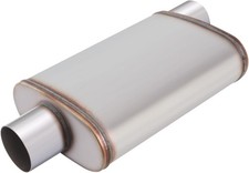 3 Inch Universal Muffler Performance Chamber 3 Inch Center In Center Out 3 Inch Universal Muffler Performance Chamber 3 Inch Center In Center Out