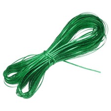 103 Yard Metallic Thread Cord, 3mm 0.12inch Flat Rope Ribbon String,Dark Green
