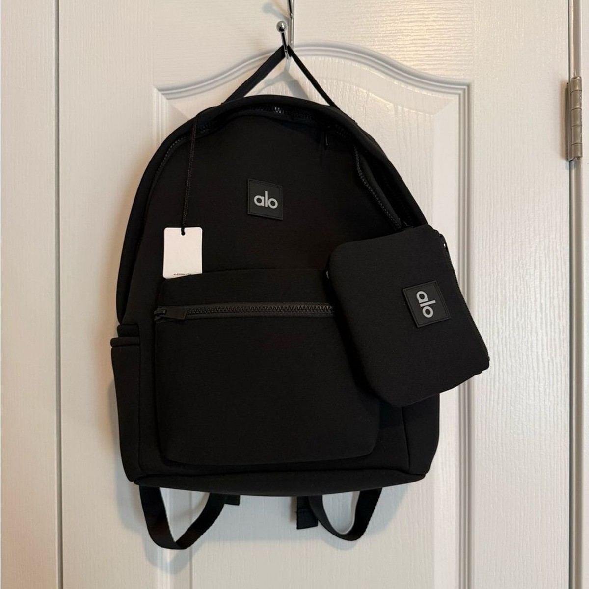 ALO Yoga Black Neoprene Backpack | eBay