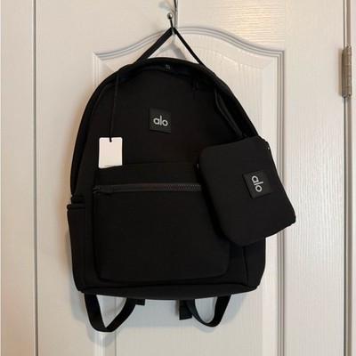 ALO Yoga Black Neoprene Backpack | eBay