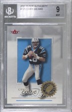 2001 Fleer Authority Authority Rookie 863/1350 Chris Weinke #125 BGS 9 MINT 0b2