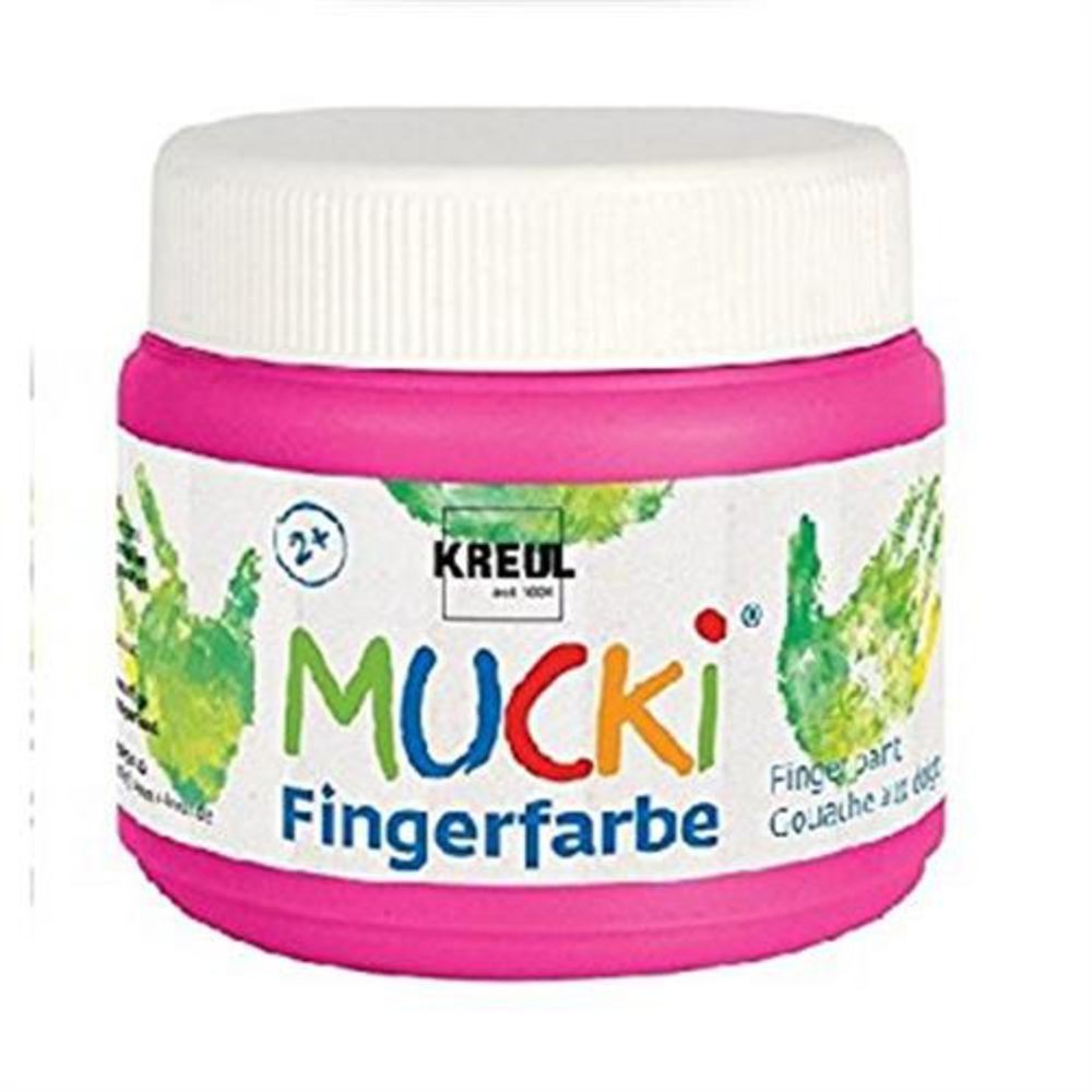 Kreul Mucki 23106 - Фарш для пальцев 150 мл rosa Malen Basteln NEU 2190₽