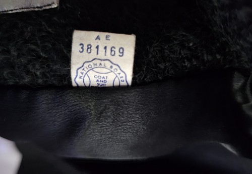 Vintage Rothschild Mantel Damen schwarz mit Pelzkragen & Bündchen *siehe Maße* - Bild 8 von 10