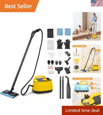 #ad High Pressure 1500W Steam Cleaning Machine with 50.72oz Capacity and Accessories $148.49