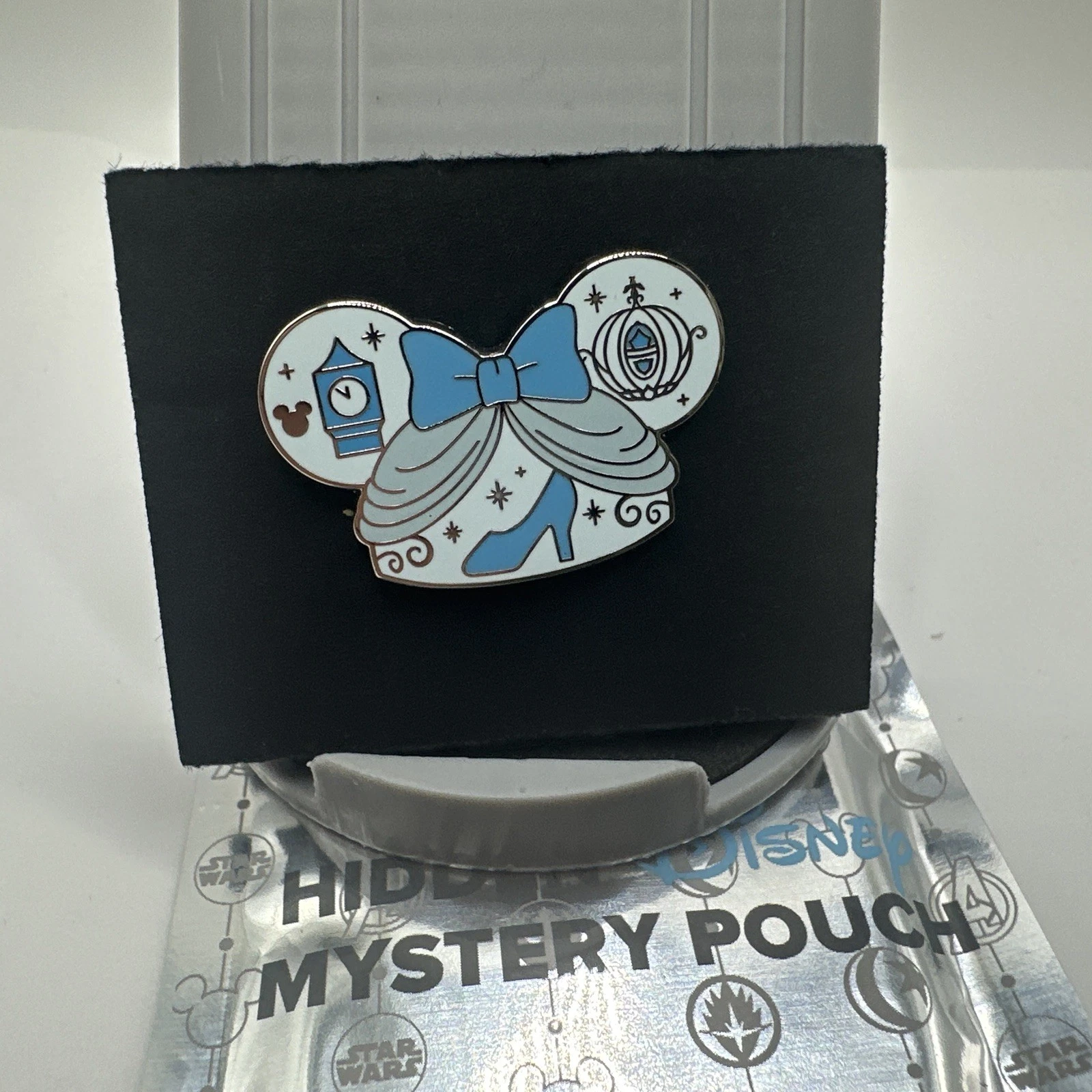 Disney 2024 Hidden Mickey WDW Cinderella Ear Hat Pin NEW