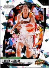 2024 LAUREN JACKSON PANINI PRIZM WNBA #108 CRACKED ICE SP CARD SEATTLE STORM