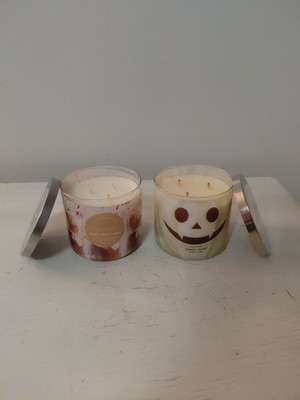 NEW Goose Creek 3 Wick Scented Candle Root Beer Float & Candy Corn   14.5OZ