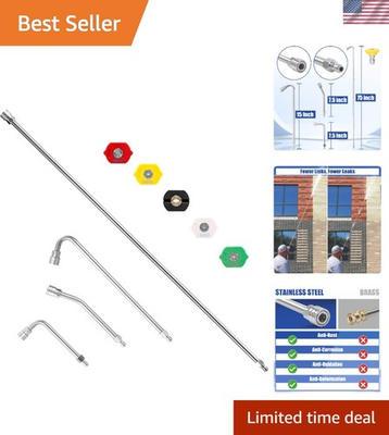 #ad Pressure Washer Extension Wand 60quot; Upgrade Power Washer Lance Pressure Wa... $59.95