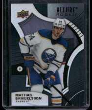 2021-22 Upper Deck Allure #134 Mattias Samuelsson Black Rainbow