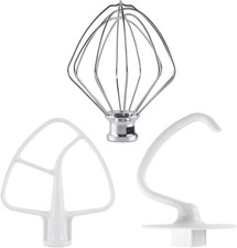 3-Piece Kit Attachments for Kitchenaid Tilt-Head Stand Mixer, Accessories Stainl