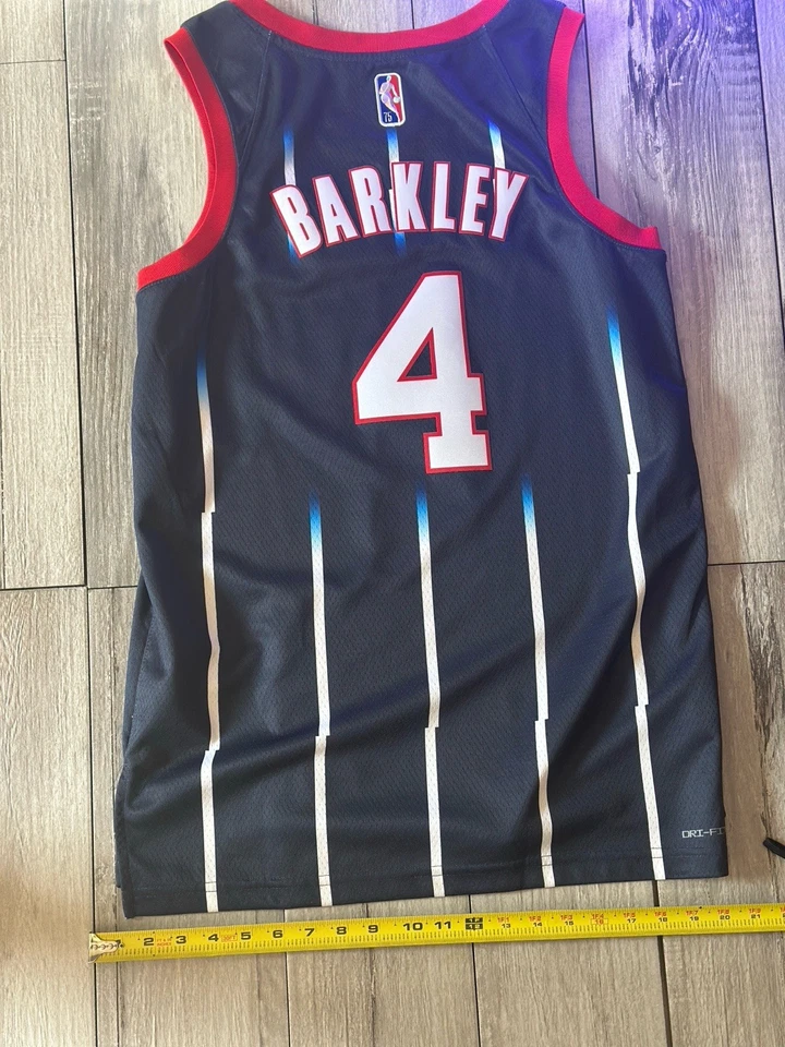 Camiseta deportiva para hombre Nike Houston Rockets Charles Barkley #4 vintage de los 90’s de la NBA grande Foto 2 de 4