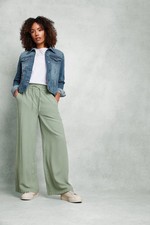 M&Co Women's Wide Leg Trousers
