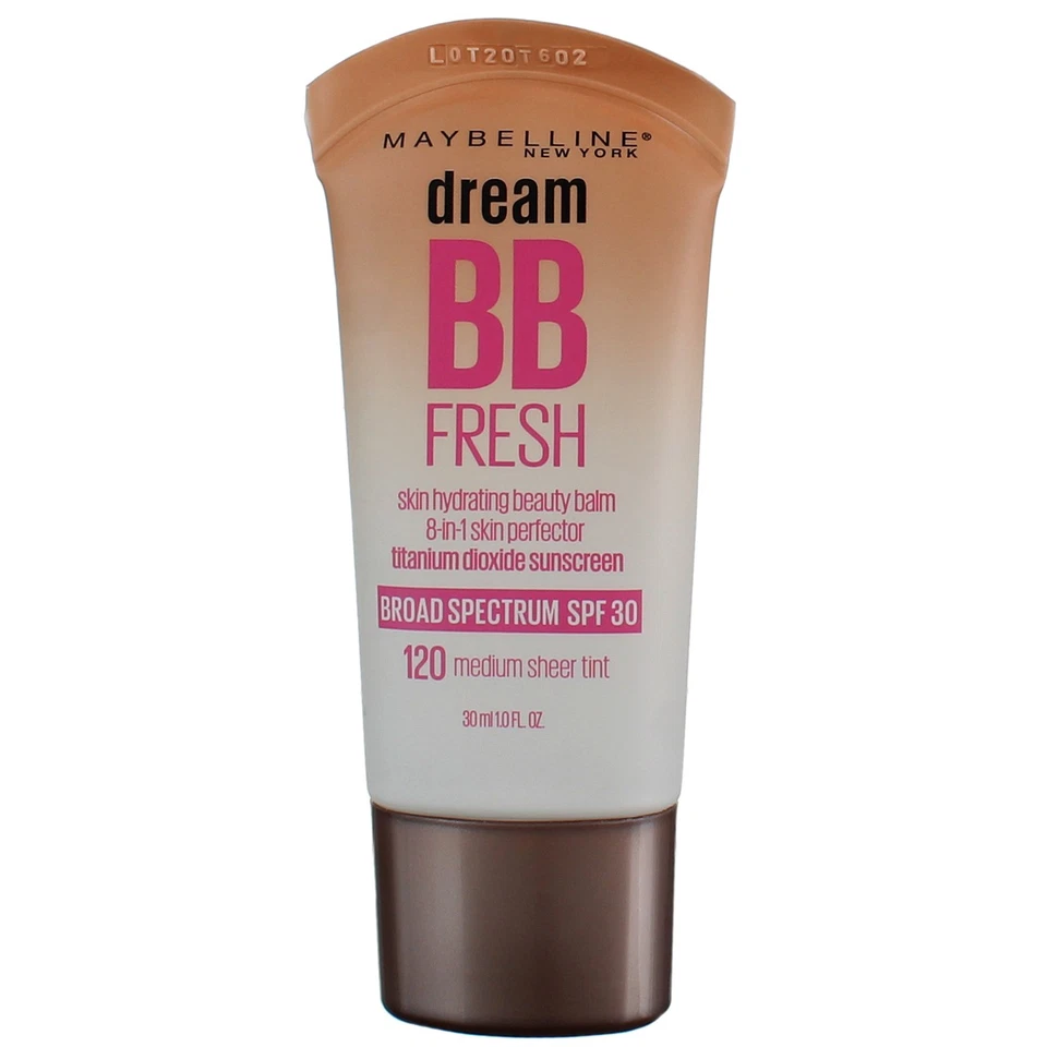 5 Pack Maybelline Dream Fresh BB Cream, Medium Sheer Tint 120, SPF 30, 1 fl oz - Image 3 of 4