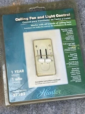 Hunter 27182 Universal 3-Speed Fan/Light Slide Ceiling Fan Switch NIP