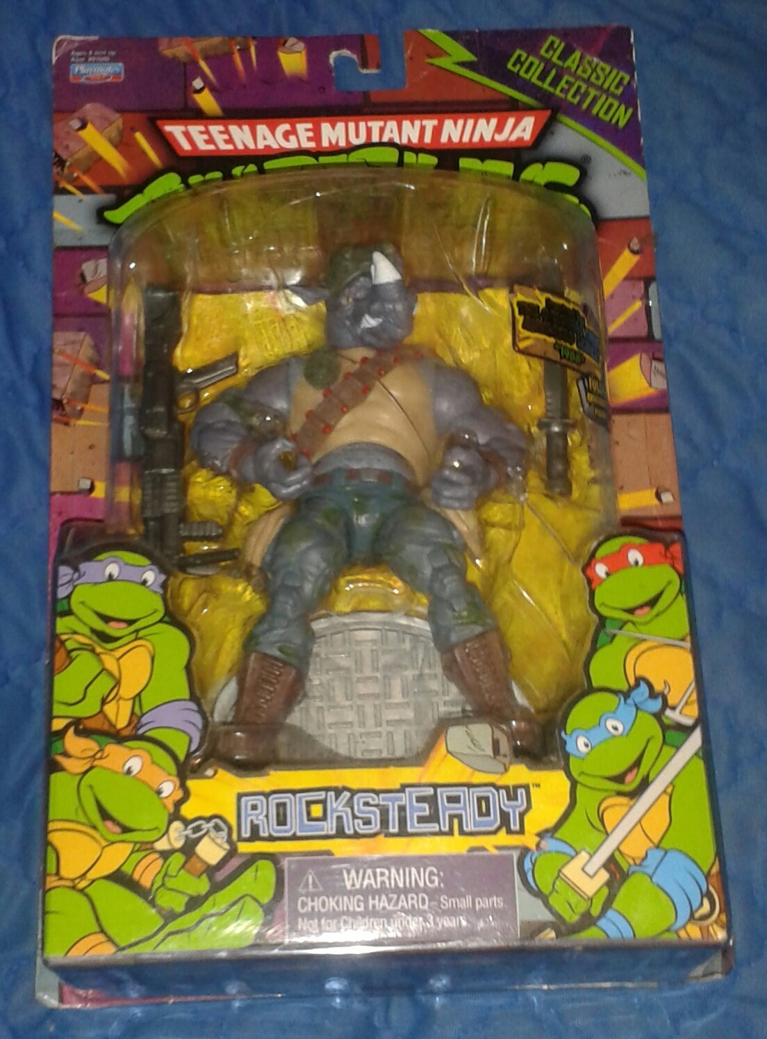 2012 * CLASSIC 15cm ROCKSTEADY (MOC) * TMNT NINJA TURTLES COMBINED P&P