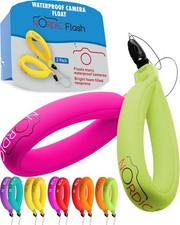 Nordic Flash Waterproof Camera Float Strap – Pink & Green
