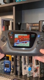 Sega Game Gear GG Console w/ F.P. V4.2 LCD Kit. Original Shell & New Capacitors 