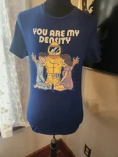 Back To The Future Lootwear T Shirt Mens M Blue You Are My Density Short Sleeve