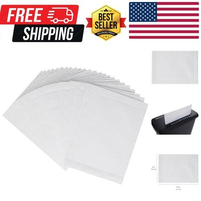 Paper Shredder Sharpening and Lubricant Sheets - Pack of 24