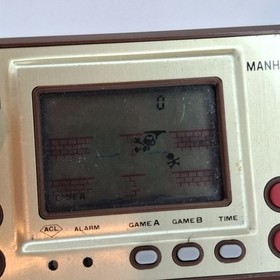 Nintendo Game & Watch Manhole 1981 Handheld LCD LSI Game MH-06 Brown