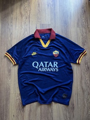 AS Roma 2019 2020 Third Kit Football Shirt Soccer Jersey Blue