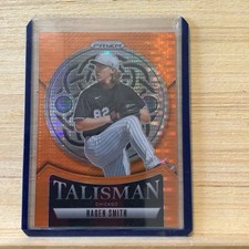 2025 Panini Prizm Hagen Smith #16 Talisman Orange Disco /399 A-15